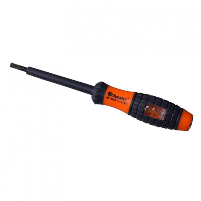 Vít dẹp cách điện và thử điện 5x100mm Asaki AK-9087