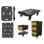 Xe đẩy hàng 4 bán kết hợp kệ đựng Stanley SXWTD-PC531 4