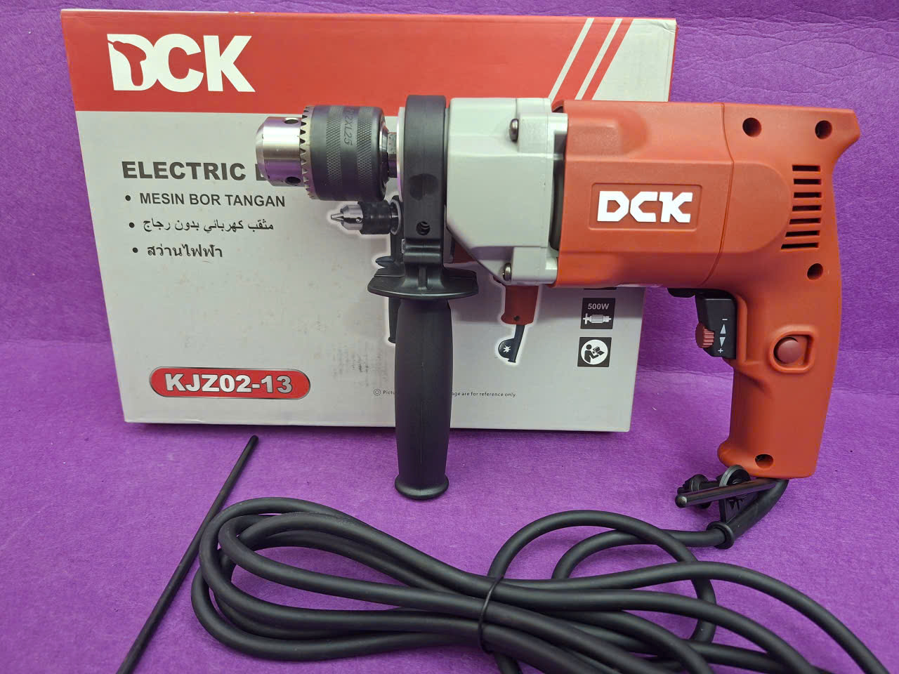 13mm Máy khoan 500W DCK KJZ02-13 1