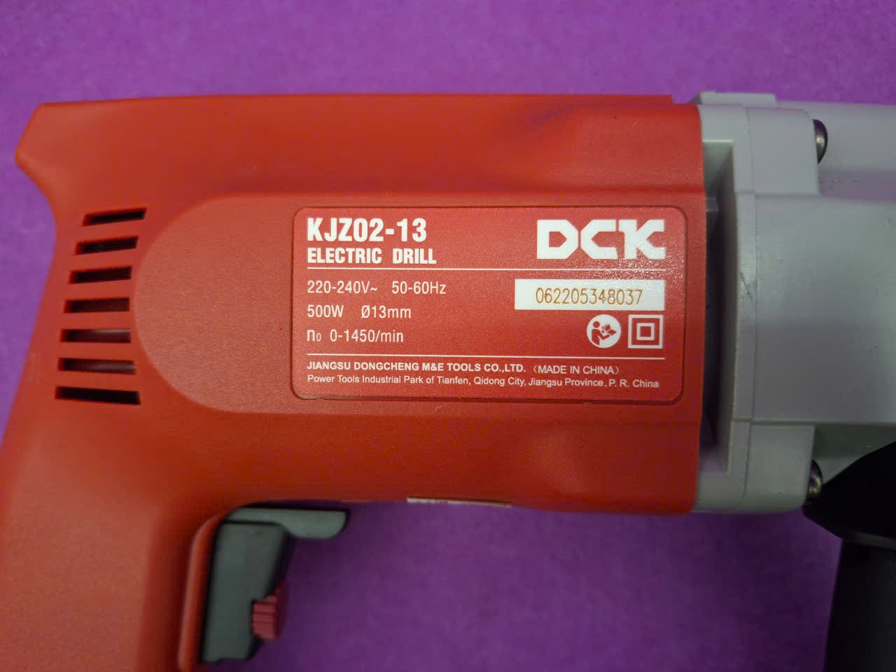 13mm Máy khoan 500W DCK KJZ02-13 4