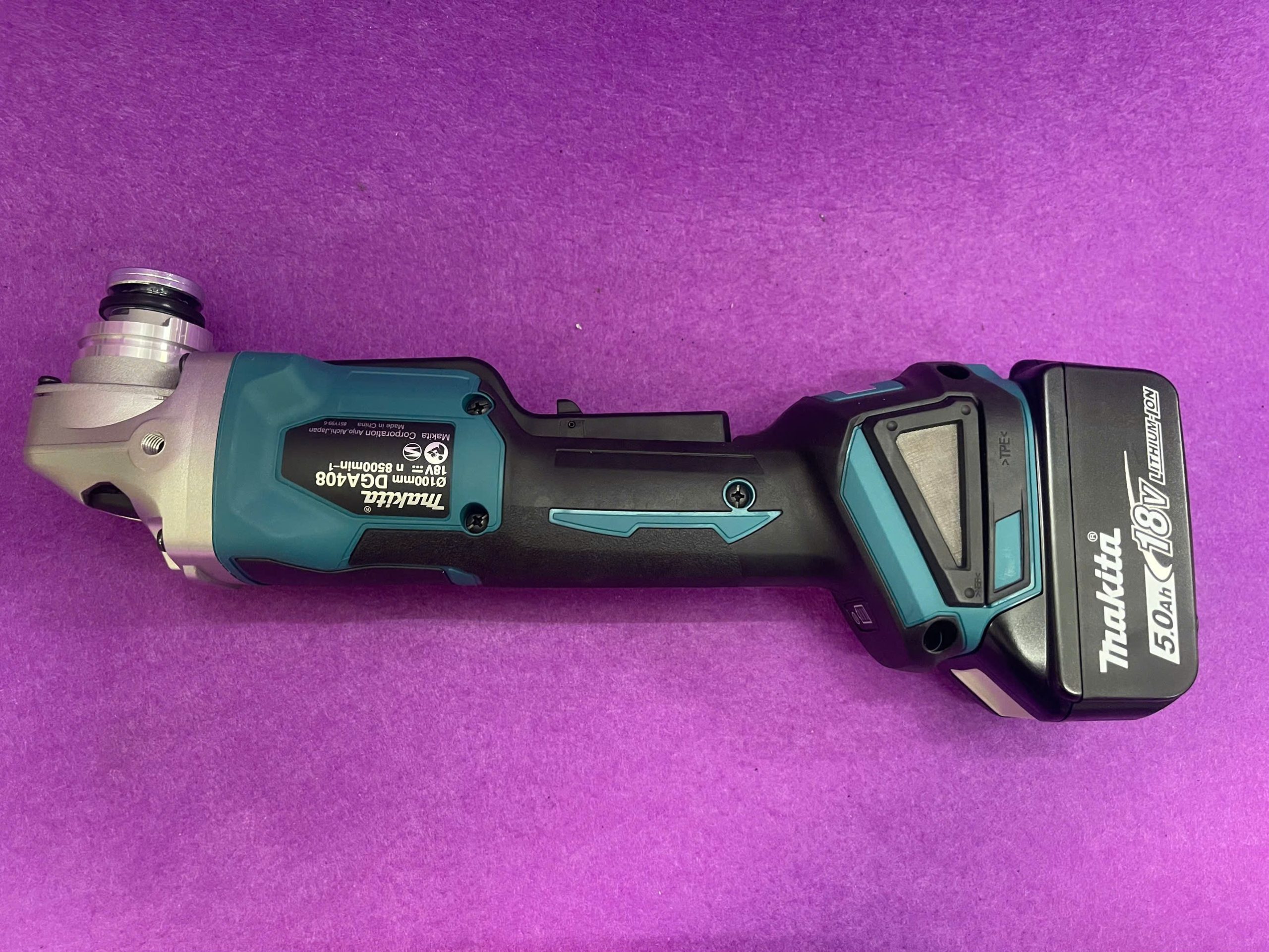 Máy mài góc dùng pin 18V Makita DGA408RTJ1 (18V:5Ah) 5