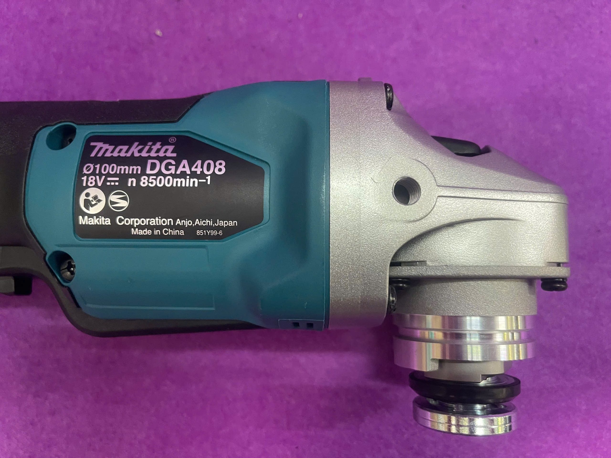 Máy mài góc dùng pin 18V Makita DGA408RTJ1 (18V:5Ah) 4