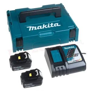 197624-2 197624-2 BỘ PIN SẠC MAKITA MKP1RT182(BL1850B*2/DC18RC)