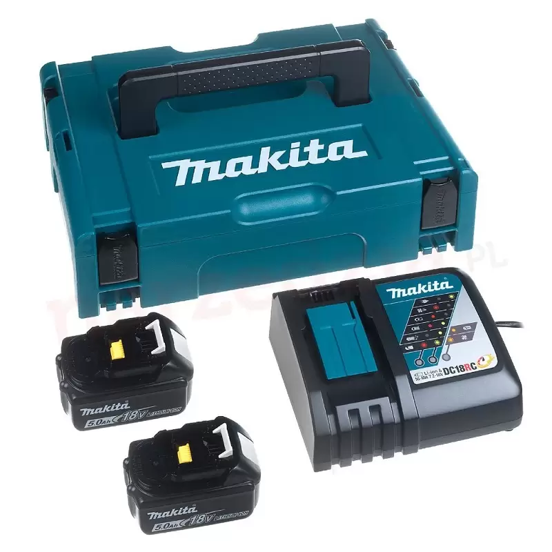 197624-2 197624-2 BỘ PIN SẠC MAKITA MKP1RT182(BL1850B*2/DC18RC)