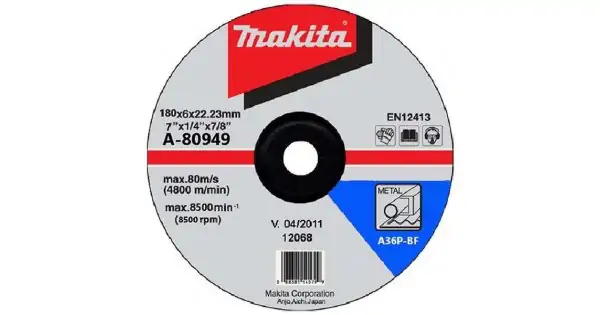 A-80949 Đá Mài Makita 180x6x22