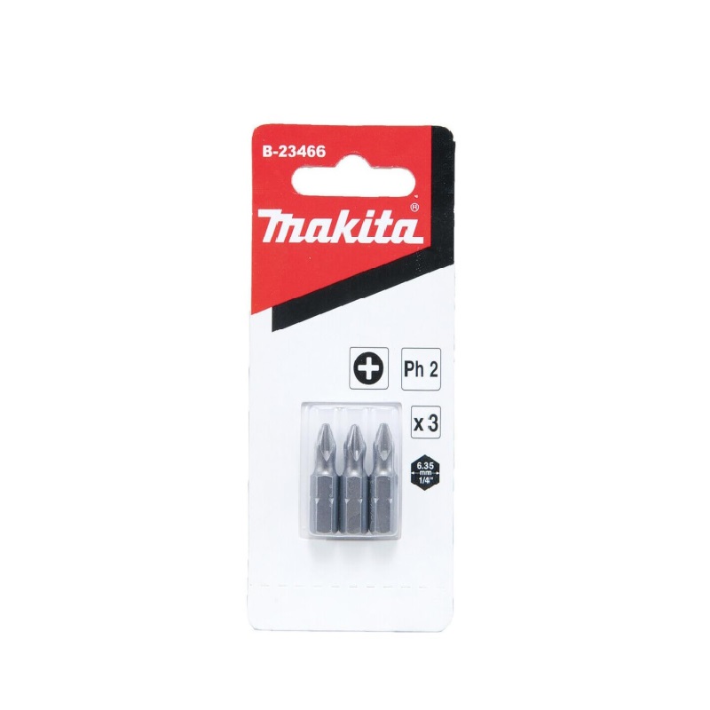 B-23466 Bộ Mũi Vặn Vít (3 cái/bộ), PH 2-25mm