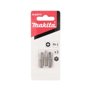 B-23472 Bộ Mũi Vặn Vít (3 cái/bộ), PH 3-25mm