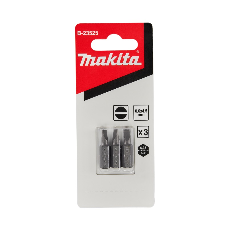 B-23525 Bộ Mũi Vặn Vít (3 cái/bộ), SL 0.6X4.5-25mm