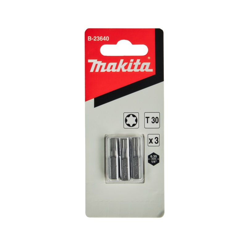 B-23640 Bộ Mũi Vặn Vít (3 cái/bộ), T 30-25mm