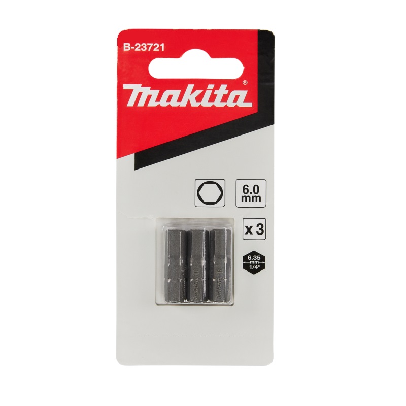 B-23721 Bộ Mũi Vặn Vít (3 cái/bộ), HEX 6.0-25mm