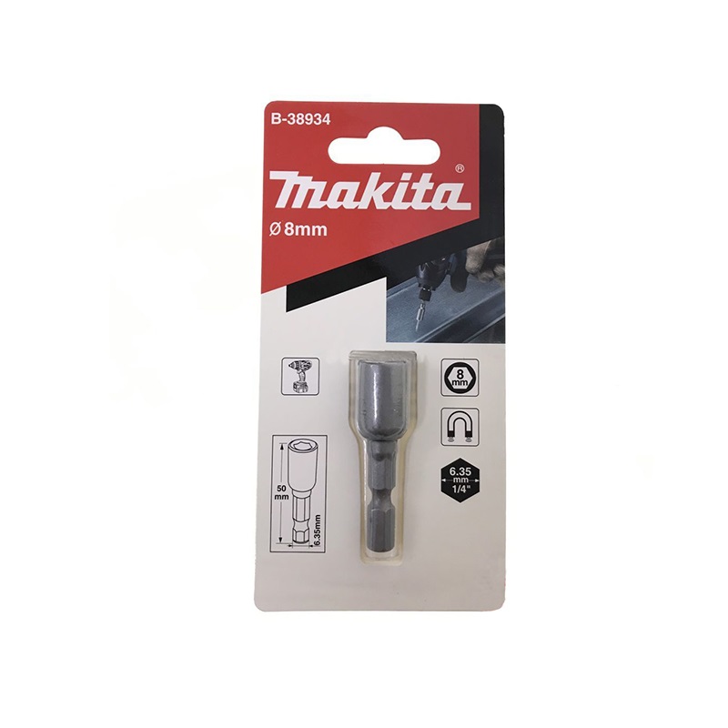B-38934 Đầu Tuýp Dài Vặn Ốc 1pc 8x50mm