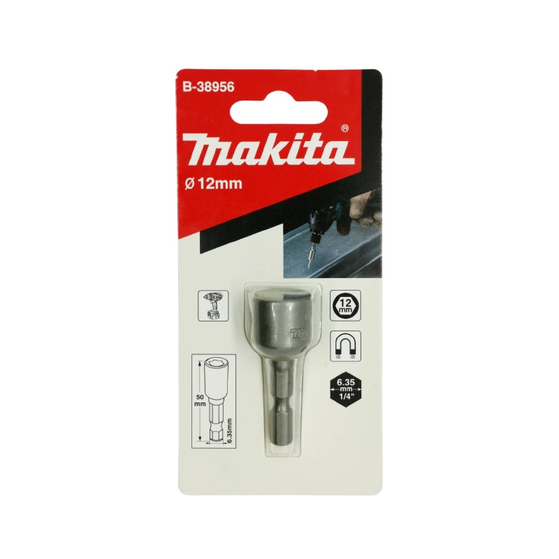 B-38956 Đầu Tuýp Dài Vặn Ốc 1pc 12x50mm