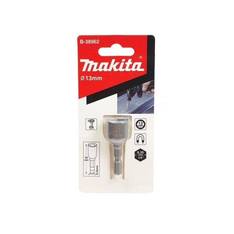 B-38962 Đầu Tuýp Dài Vặn Ốc 1pc 13x50mm