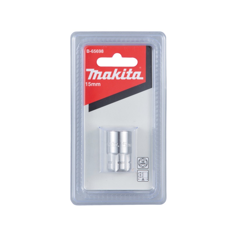 B-65698 Đầu Tuýp Xuyên Tâm 15mm