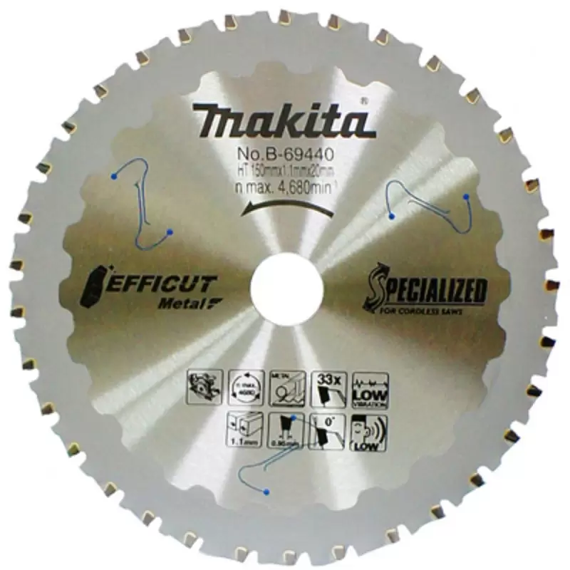 B-69440 LƯỠI CẮT SẮT EFFICUT MAKITA B-69440 (150X20X33T)