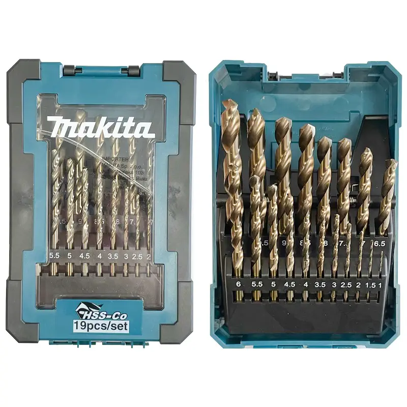 D-67561 BỘ MŨI KHOAN INOX/ SẮT HSS-CO 19CÁI/BỘ MAKITA D-67561