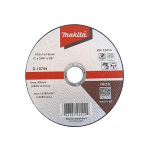 D-18758 Đá Cắt Mỏng Cho Inox Wa60t 100×1.0x16mm