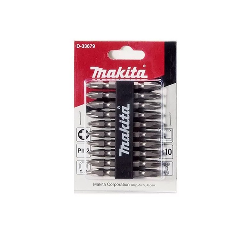 D-33679 Bộ Mũi Vít 2 Đầu Ph2 65mm(10 Cái)