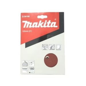 D-54190 Đĩa Nhám Tròn Cho Gỗ 125mm-a180-8 Lỗ (10 Cái/Hộp)