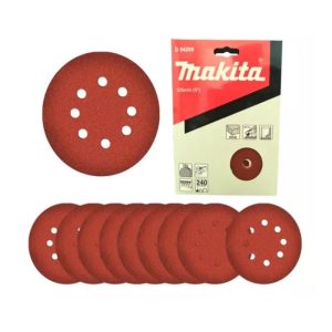 D-54209 Đĩa Nhám Tròn Cho Gỗ 125mm-a240-8 Lỗ (10 Cái/Hộp)