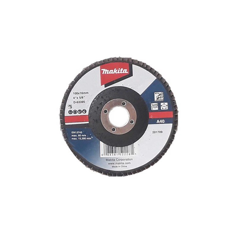 D-63395 Đĩa Nhám Xếp A40 100mmx16mm