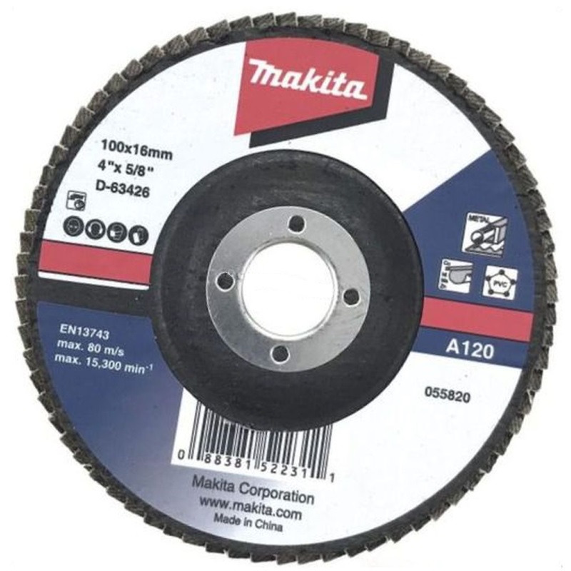D-63426 Đĩa Nhám Xếp A120 100mmx16mm
