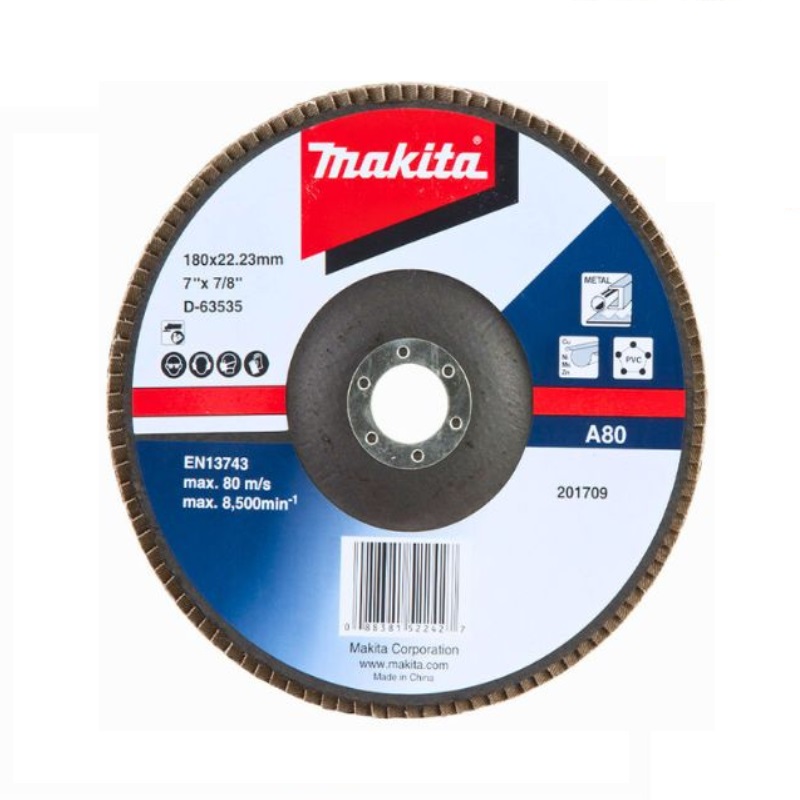 D-63535 Nhám Xếp 180mm A80
