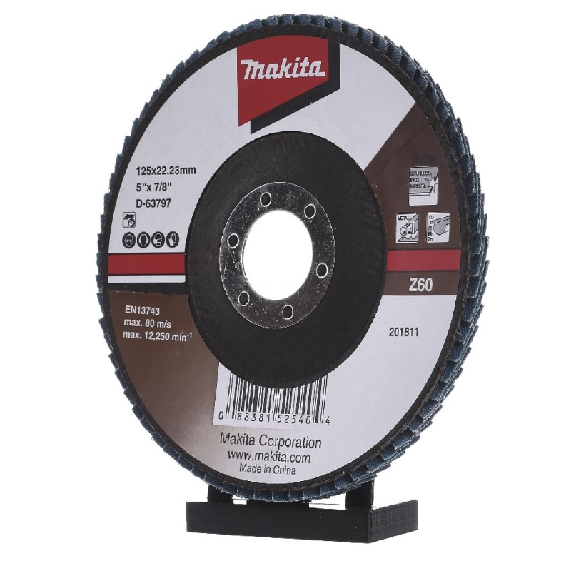 D-63797 Nhám Xếp 125mm Z60