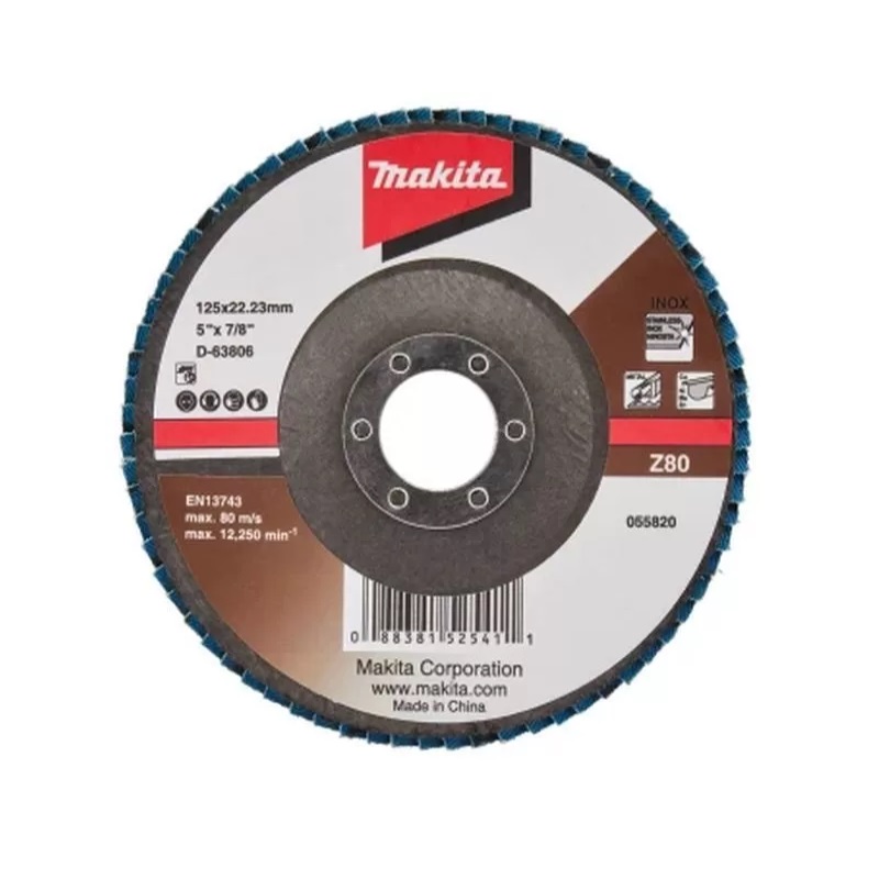 D-63806 Nhám Xếp 125mm Z80