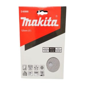 D-65866 Đĩa Nhám Tròn Cho Sơn 125mm-a150-8 Lỗ (10 Cái/Bộ)