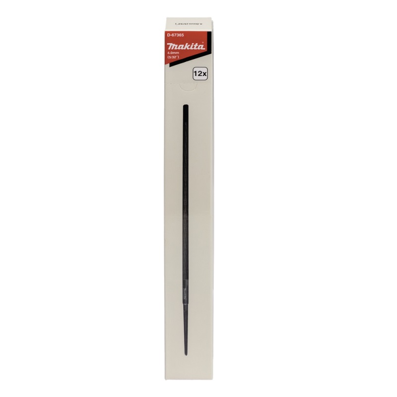 D-67365 Dũa Tròn4.0mm(5/32″)x246mm 12 Cái