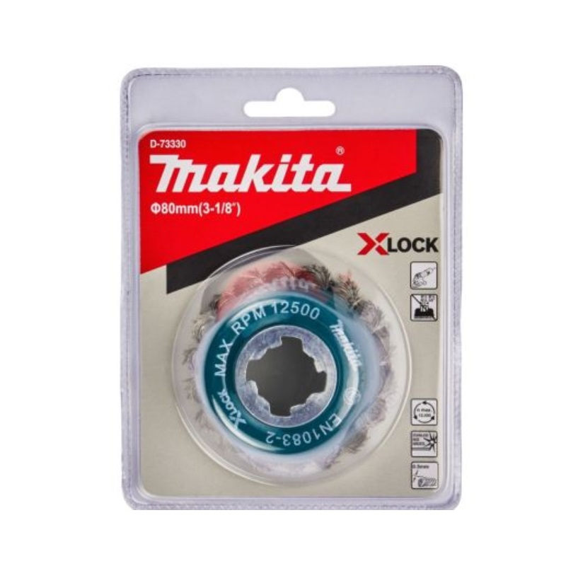 D-73330 Chổi Kim Loại Dạng Xoắn 80mm (i-nox)/x-lock