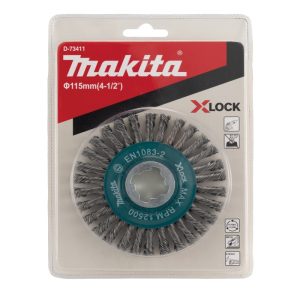 D-73411 Chổi Xoắn Tròn (sợi Nhỏ) 115mm (thép)/x-lock