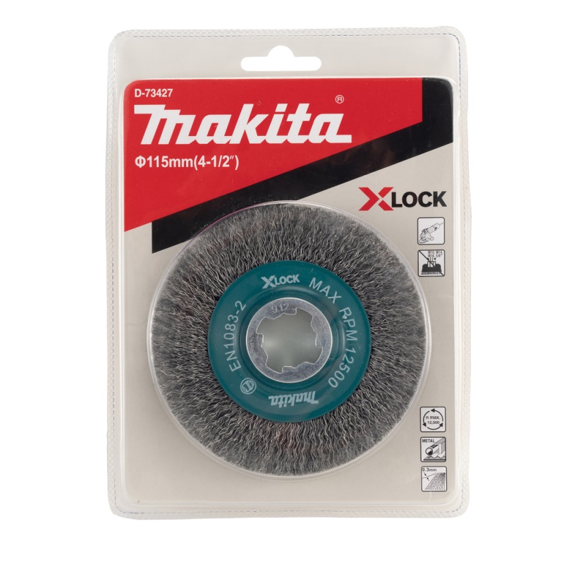 D-73427 Chổi Xoắn Tròn 115mm (thép)/x-lock