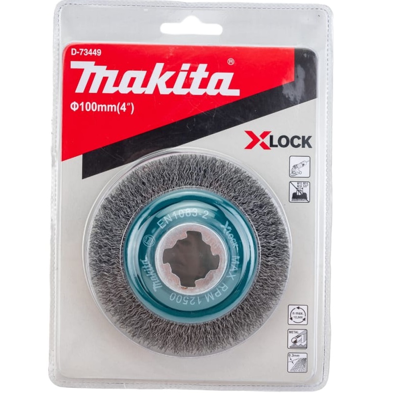 D-73449 Chổi Kim Loại Hình Nón 100mm (thép)/x-lock