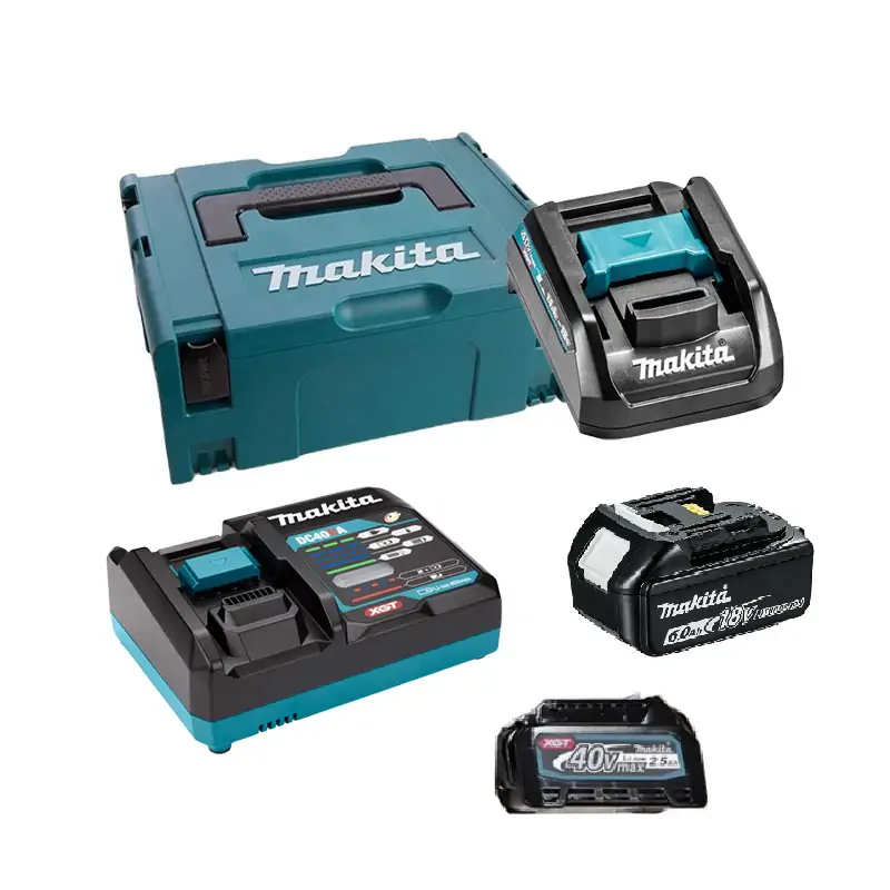 191T62-0 BỘ PIN SẠC(BL1860B*1+BL4025*1+ADP10+DC40RA) MAKITA 191T62-0