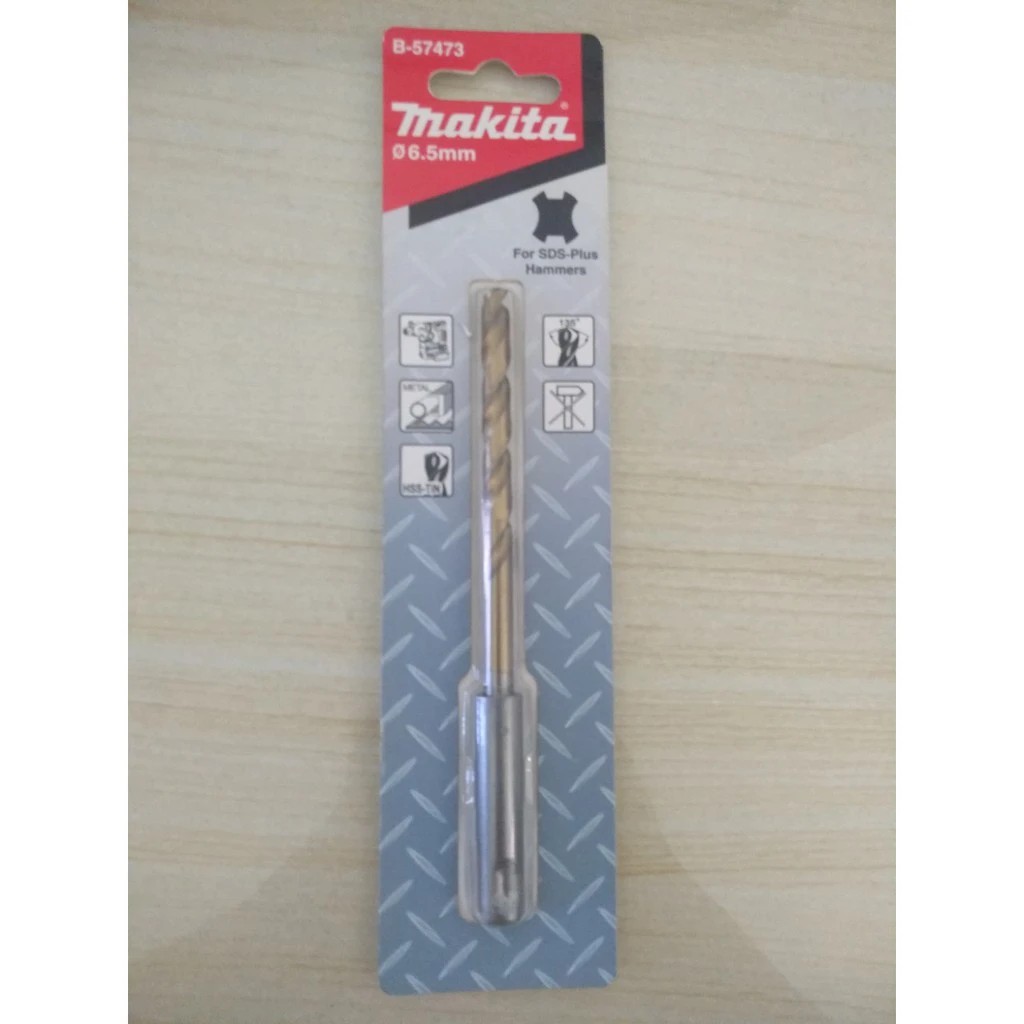 B-57473 Hss-tin Mũi Khoan Kim Loại 6.5x131mm 1 Cái (Sds-plus)