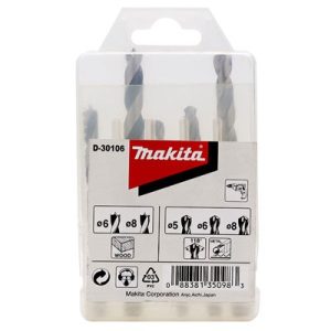 D-30106 Bộ Mũi Khoan 5 Cái 5mm(1pcs), 6mm (2pcs), 8mm (2pcs)