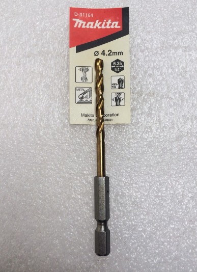 D-31164 Mũi Khoan Kim Loại Hss (1cái,chuôi Lục Giác) 4.2x95mm