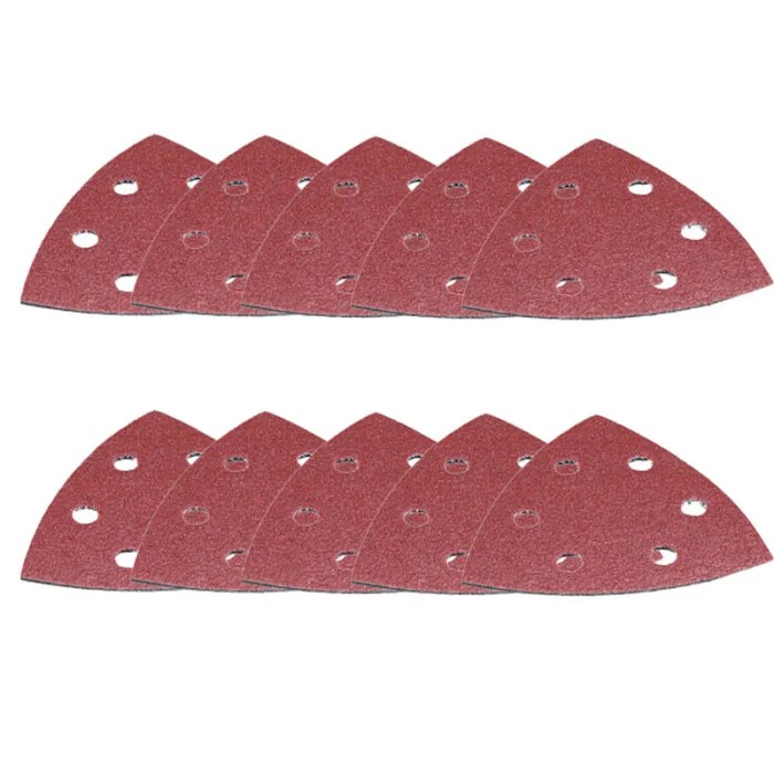 D-58609 Giấy Chà Nhám Tam Giác Cho Gỗ #100/94mm(10 Cái/Bộ)
