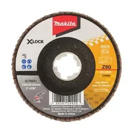 D-76021 Đĩa Nhám Xếp 125mm Z80/x-lock