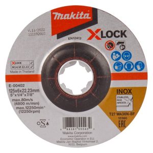 E-00402 Đá Mài Cho Inox(x-lock 125x6x22.23/WA36N)