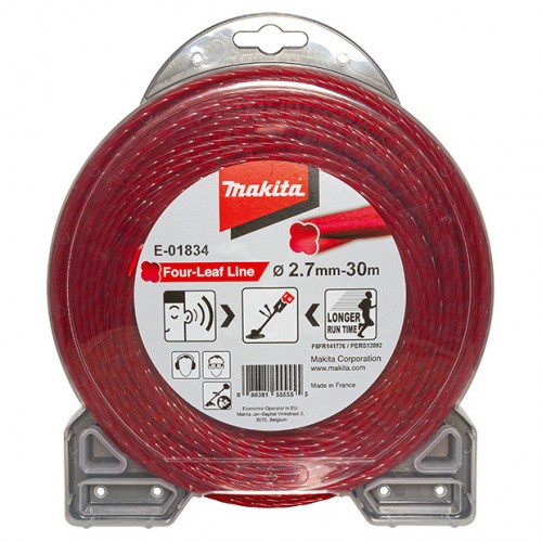 E-01834 Dây Cước Cắt Cỏ(màu Đỏ)2.7mmx30m