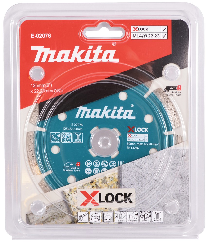 E-02076 Lưỡi Cắt Kim Cương X-lock 125mm