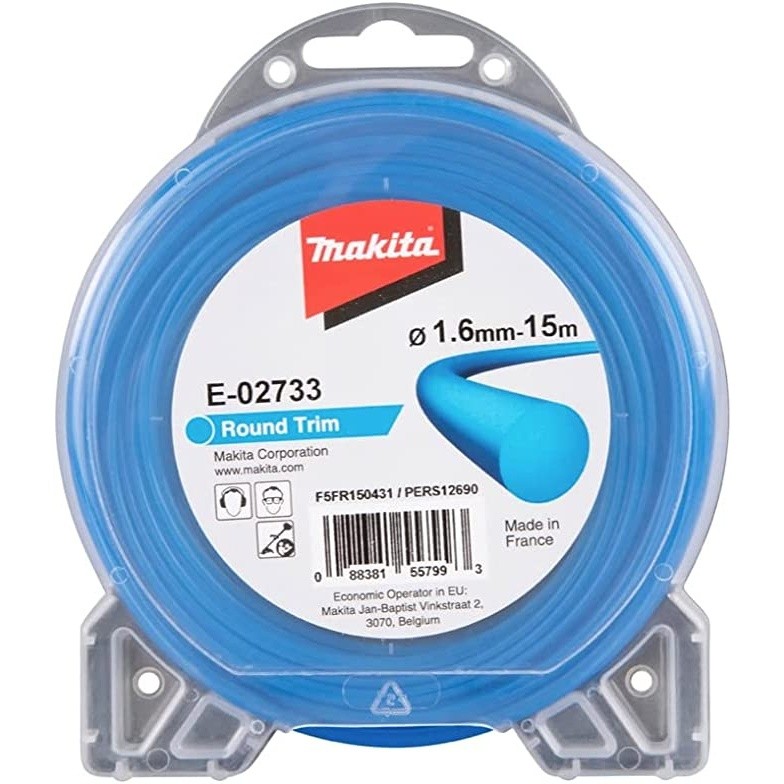 E-02733 Dây Cước Cắt Cỏ Tròn(màu Xanh)1.6-15m