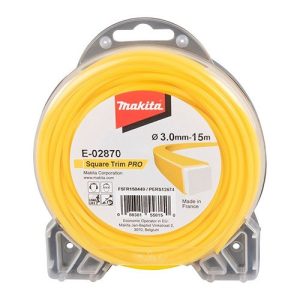 E-02870 Dây Cước Cắt Cỏ Vuông Đôi(màu Vàng)3.0-15m
