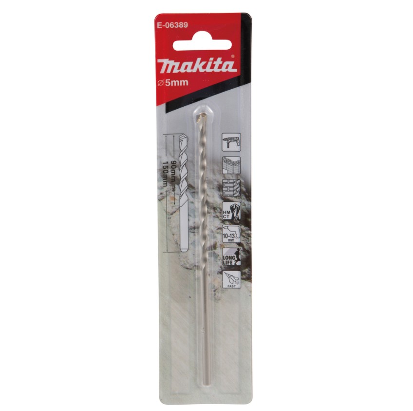 E-06389 Mũi Khoan Tường Chuôi Kẹp 5x150mm