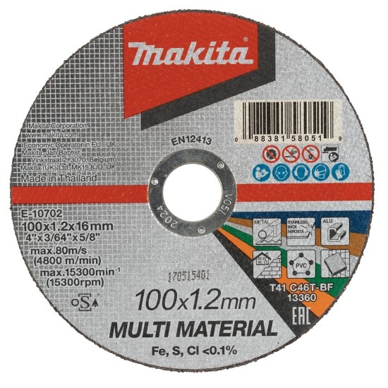 E-10702 Đá Cắt Mỏng Đa Năng 100×1.2x16mm