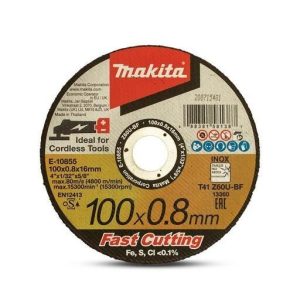 E-10855 Đá Cắt Mỏng Inox 100×0.8x16mm Z60u16mm