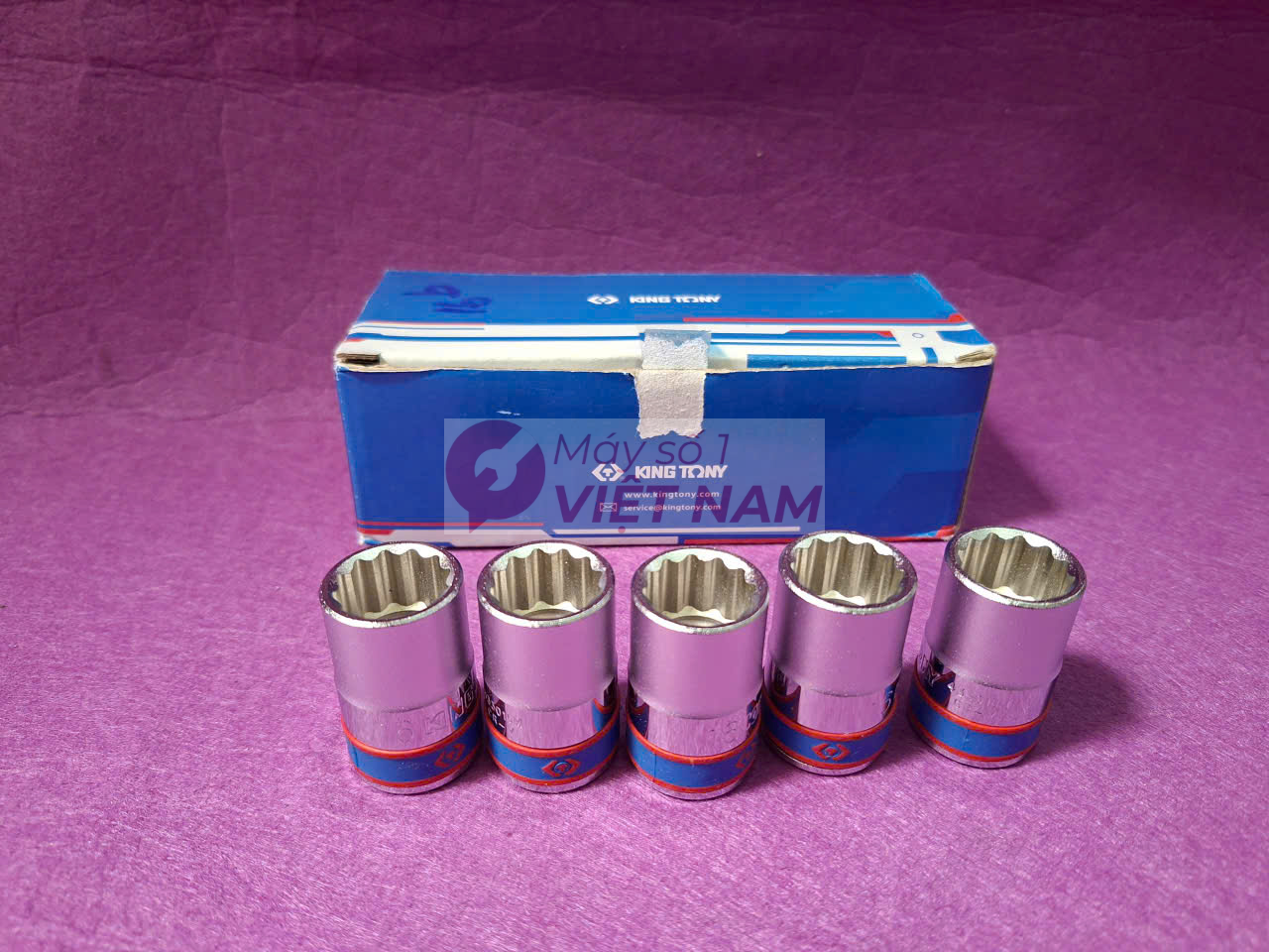 16mm Đầu tuýp lục giác bông 1/2" Kingtony 433016MR1 3